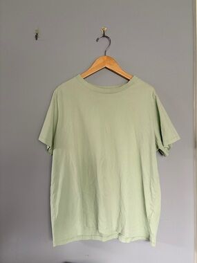 Primark Short Sleeve Tee in Light Sage Green